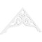 Ekena Millwork Pitch Bordeaux Architectural Grade PVC Gable Pediment, 72"W x 30"H x 1"P (10/12) GPP072X030X100BOR - alternate 1